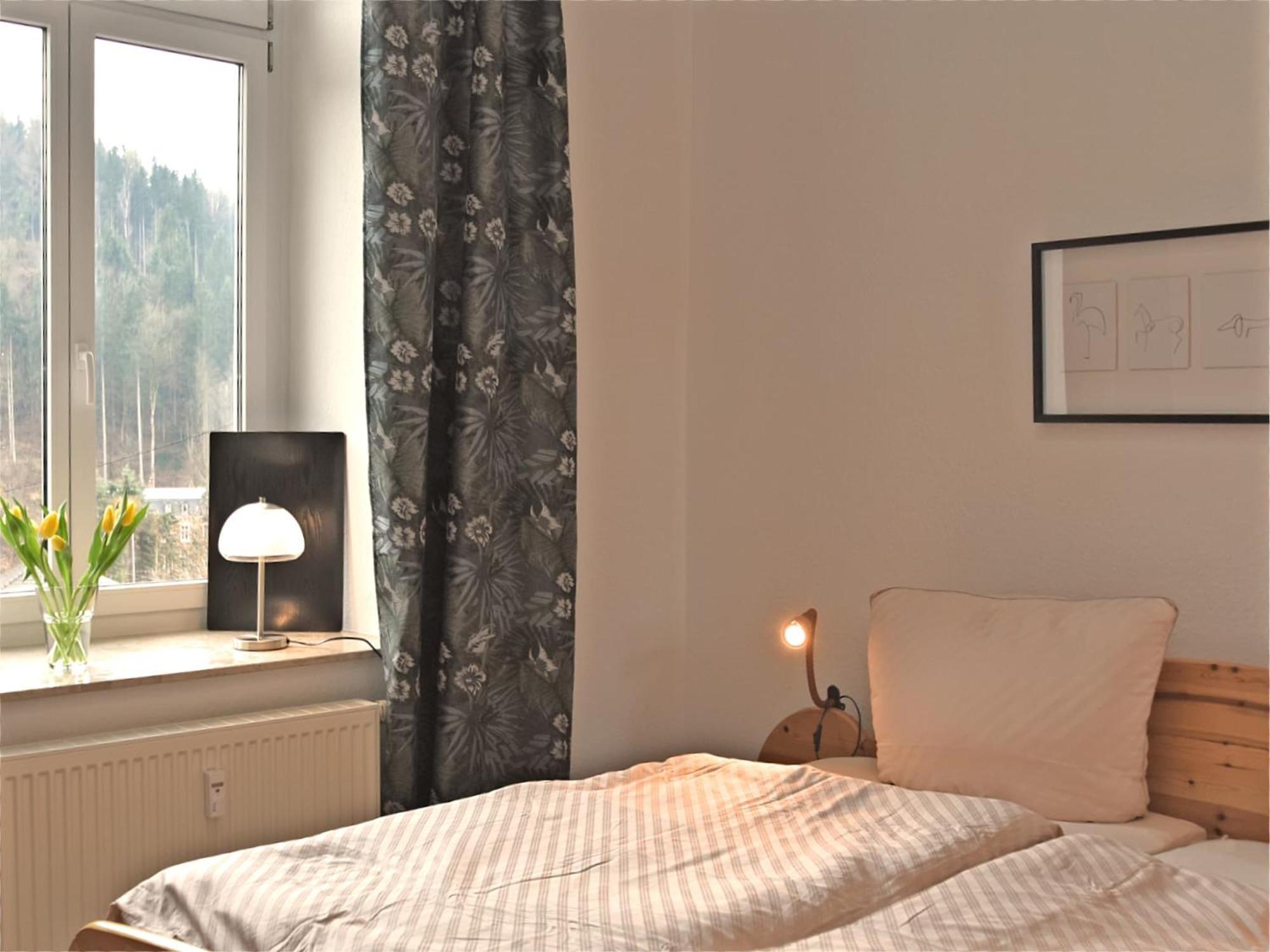 Alluring Villa In Grunhainichen Borstendorf With Garden Leubsdorf Exteriör bild